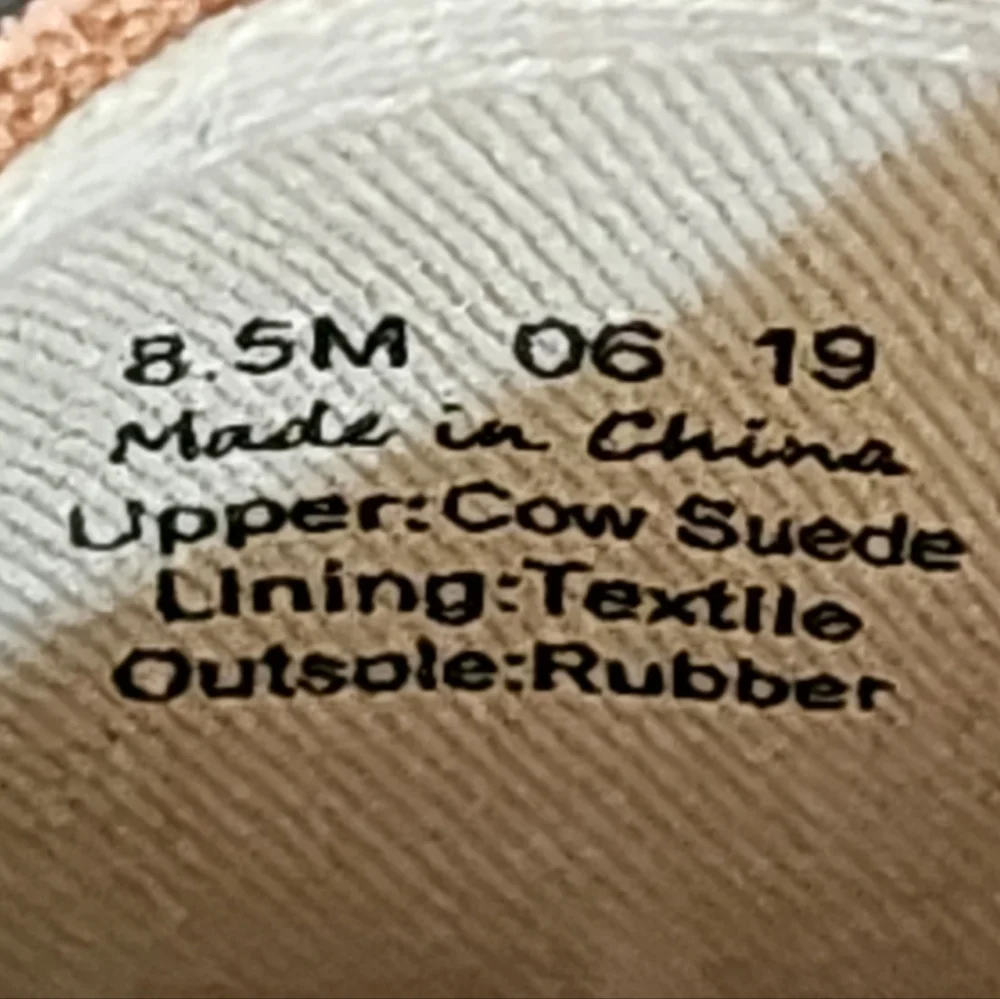 Jack Rogers cow suede slipon Espadrille flats size 8.5